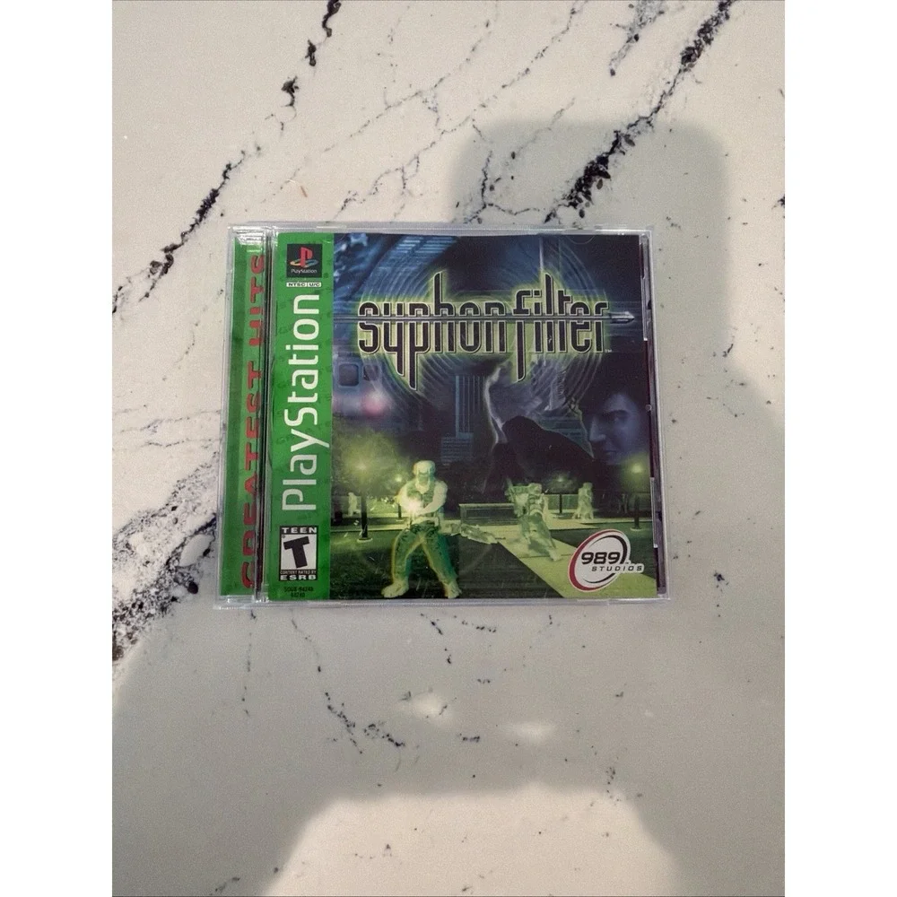Syphon Filter Sony PlayStation 1 1999 Action Shooter Manual Included 989 Studios
